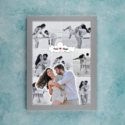 Couple Love Moments Frame – White Theme