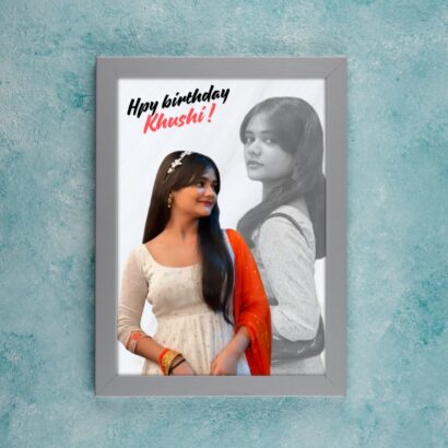 Birthday Elegance Frame – Khushi Edition