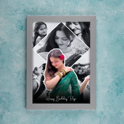 Monochrome Emotion Collage – Pap Gift Frame