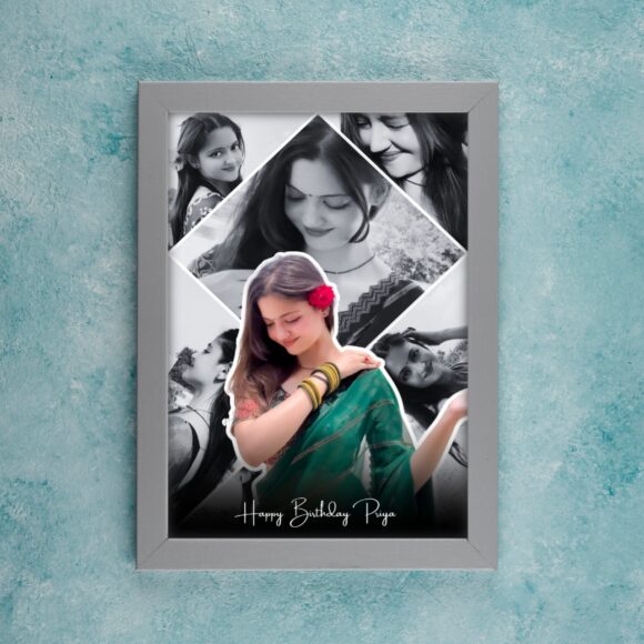 Monochrome Emotion Collage – Pap Gift Frame