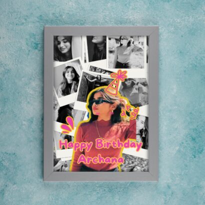 Vibrant Collage Pop Frame