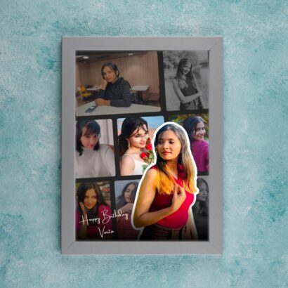 Stylish Collage Frame – Bold Birthday Look