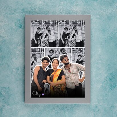Sibling Hug – Rakhi Love Frame