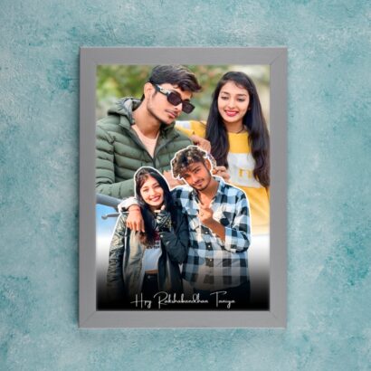 Vintage Vibe – Artistic Rakhi Collage