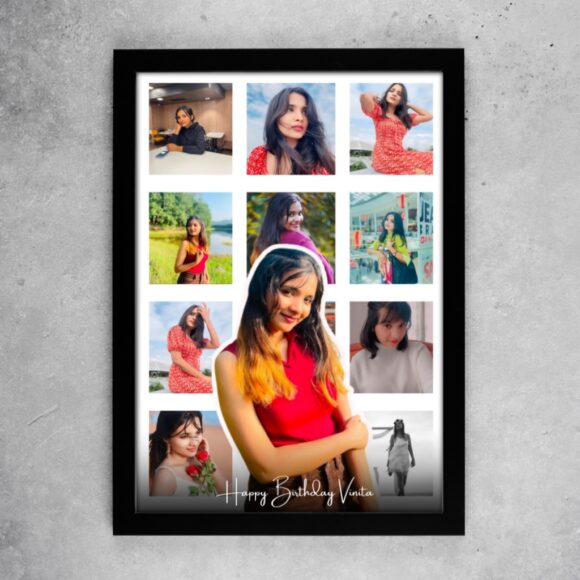 White Grid Photo Frame – Elegant Collage - Image 2