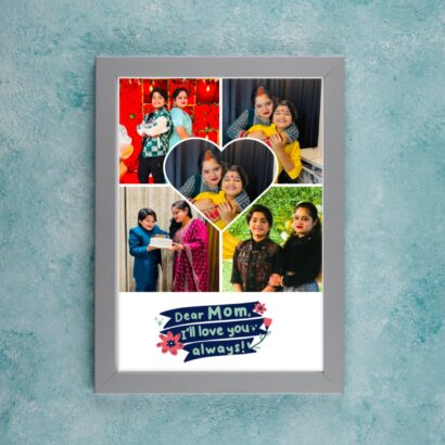 Heart-Shaped Collage Frame for Mother's Day