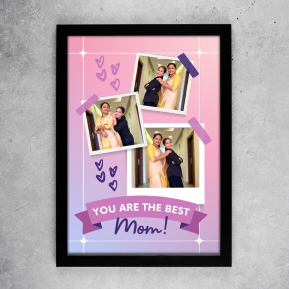 Pink Polaroid Style Mother’s Day Frame - Image 3