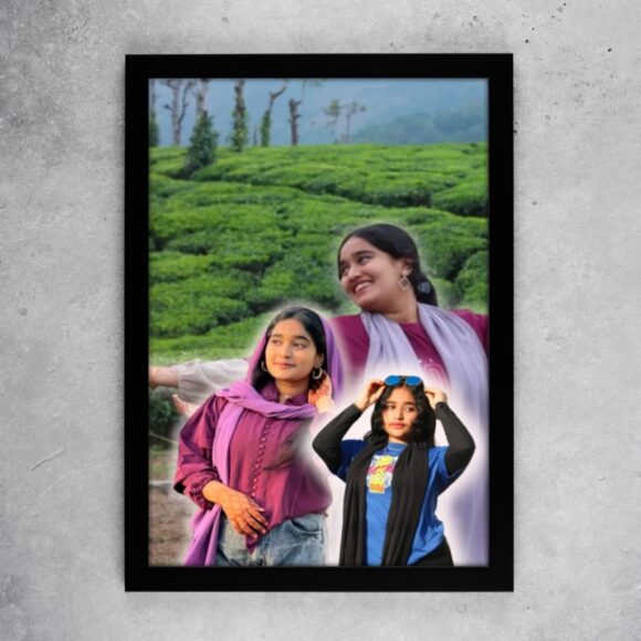 Custom Nature Background Portrait Frame - Image 2