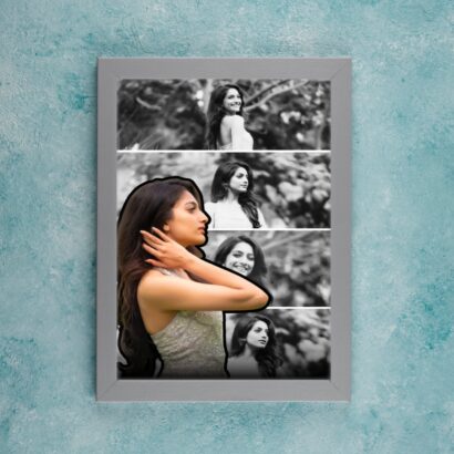 Vertical Trio Frame in Monochrome